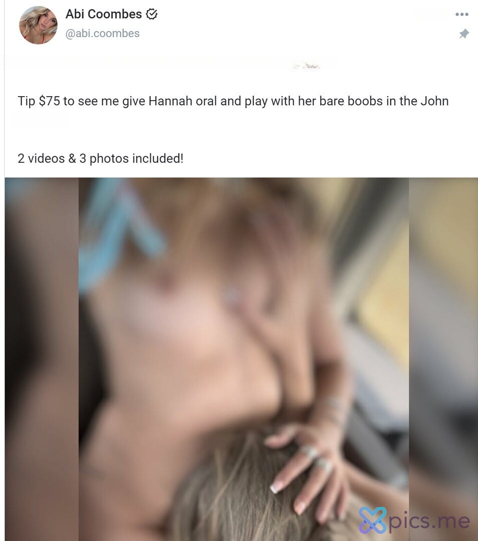 Abi Coombes nude photo